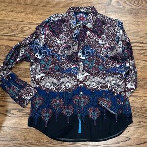 Robert Graham colorful dark colored shirt XL